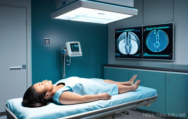 의료분야 AI 활용 사례 - **Prompt 1: AI-Enhanced Fetal Ultrasound**
A highly detailed, realistic image of a modern obstet...